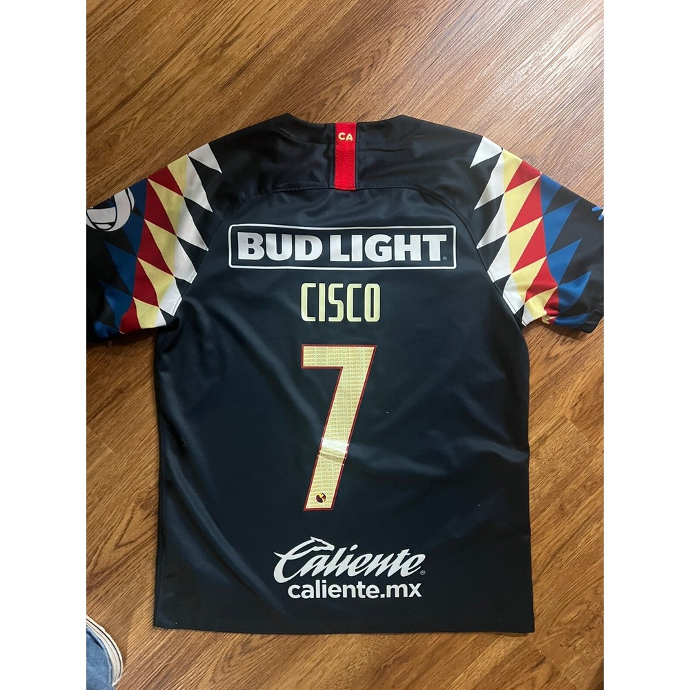Nike Club América Mens Jersey Size M Blue 2019/2020 Cisco #7